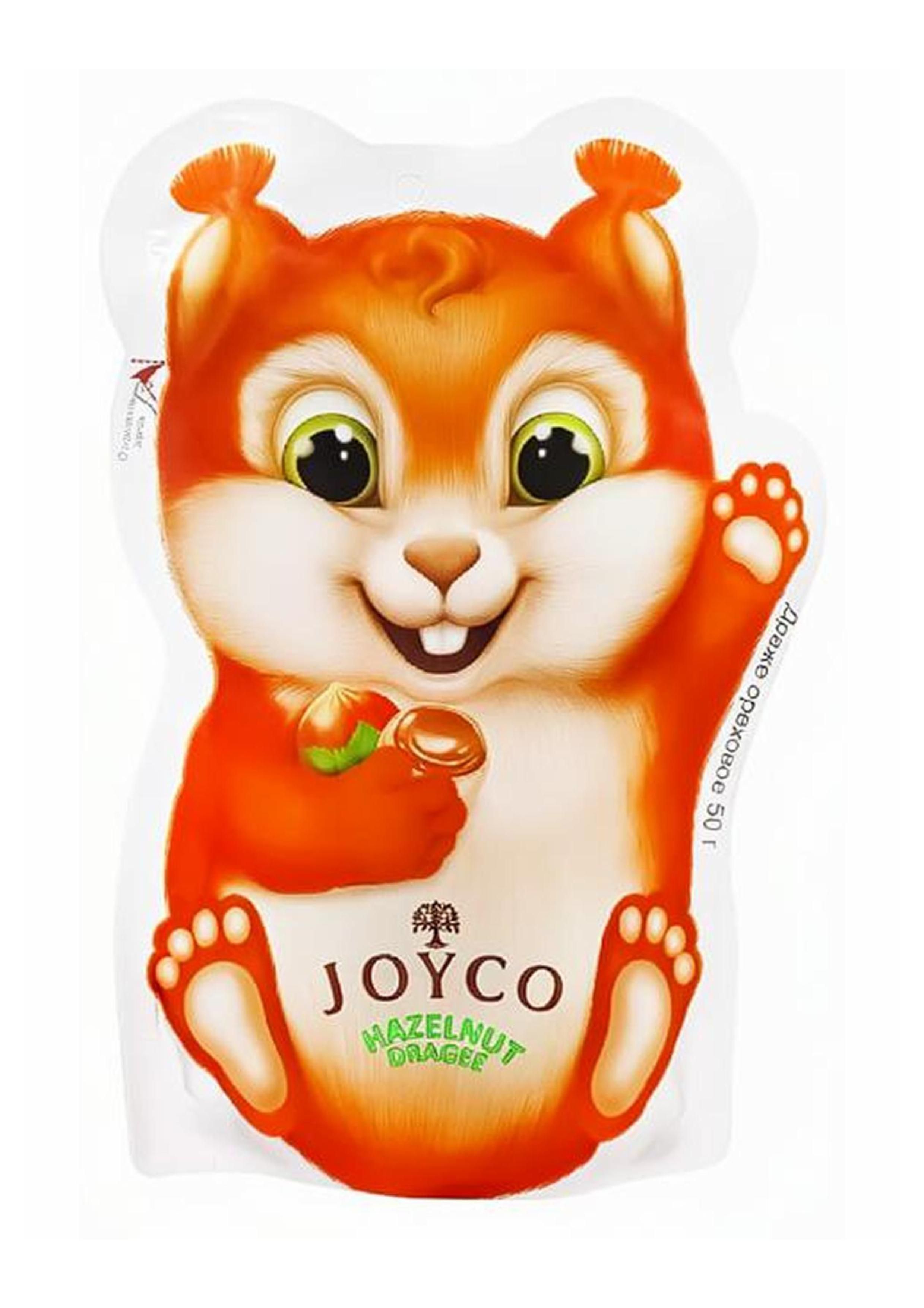 Драже JOYCO "Белочка" с ореховой начинкой 50г. /50/